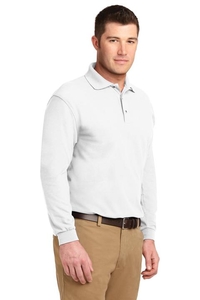 K500LS - Port Authority Silk Touch Long Sleeve Polo. K500LS