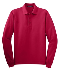 K500LS - Port Authority Silk Touch Long Sleeve Polo.  K500LS