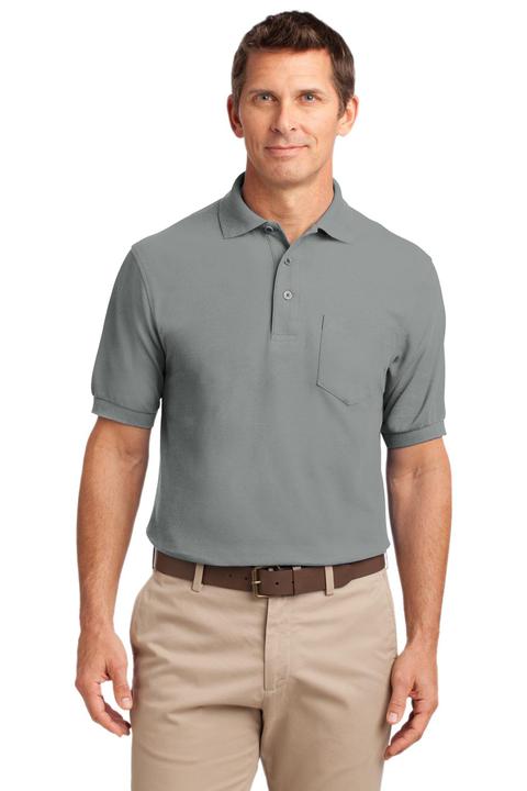 K500P - Port Authority Silk Touch Polo with Pocket.  K500P