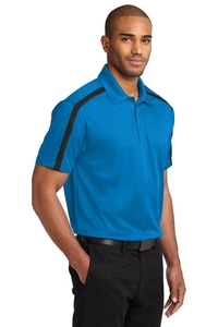 K547 - Port Authority Silk Touch Performance Colorblock Stripe Polo