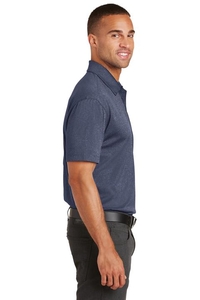 K576 - Port Authority Trace Heather Polo