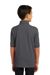 KP55Y - Port & Company Youth Core Blend Jersey Knit Polo