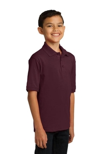 KP55Y - Port & Company Youth Core Blend Jersey Knit Polo