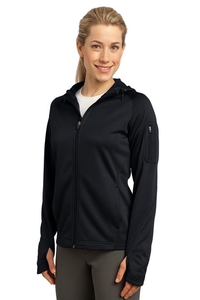 L248 - Sport-Tek Ladies Tech Fleece Full-Zip Hooded Jacket