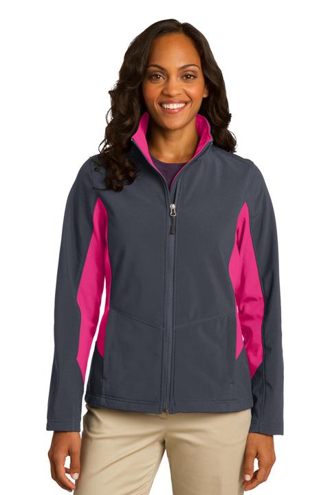 L318 - Port Authority Ladies Core Colorblock Soft Shell Jacket