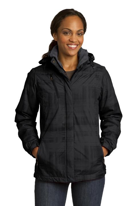 L320 - Port Authority Ladies Brushstroke Print Insulated Jacket