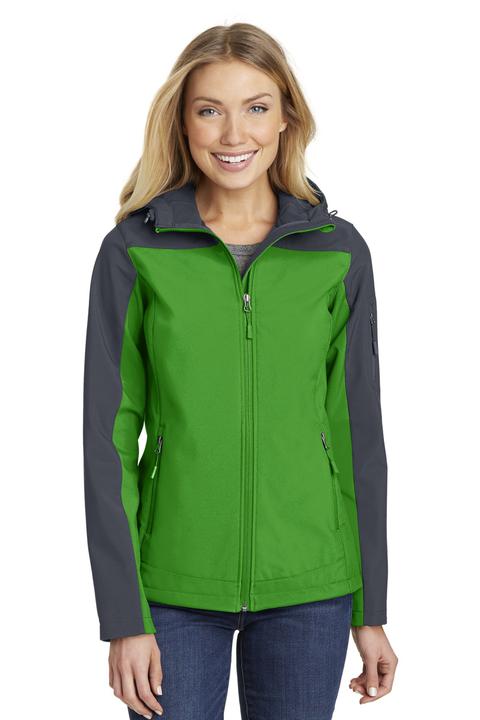 L335 - Port Authority Ladies Hooded Core Soft Shell Jacket