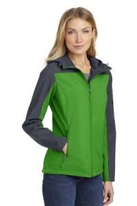 L335 - Port Authority Ladies Hooded Core Soft Shell Jacket