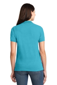 L420 - Port Authority Ladies Heavyweight Cotton Pique Polo. L420