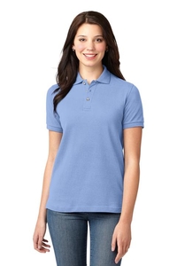 L420 - Port Authority Ladies Heavyweight Cotton Pique Polo.  L420