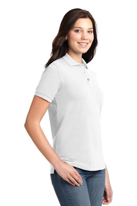 L420 - Port Authority Ladies Heavyweight Cotton Pique Polo.  L420