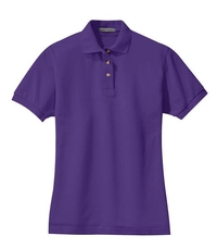L420 - Port Authority Ladies Heavyweight Cotton Pique Polo.  L420