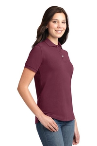 L420 - Port Authority Ladies Heavyweight Cotton Pique Polo.  L420