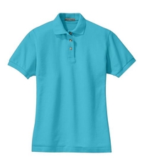 L420 - Port Authority Ladies Heavyweight Cotton Pique Polo. L420