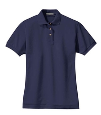 L420 - Port Authority Ladies Heavyweight Cotton Pique Polo. L420