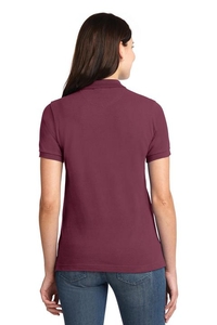 L420 - Port Authority Ladies Heavyweight Cotton Pique Polo.  L420