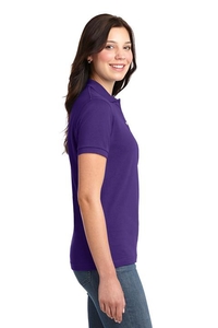 L420 - Port Authority Ladies Heavyweight Cotton Pique Polo.  L420