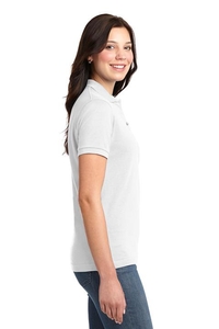 L420 - Port Authority Ladies Heavyweight Cotton Pique Polo.  L420