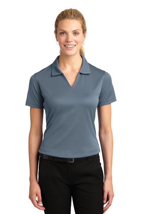 L469 - Sport-Tek Ladies Dri-Mesh V-Neck Polo.  L469