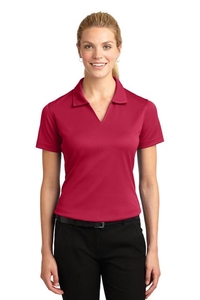 L469 - Sport-Tek Ladies Dri-Mesh V-Neck Polo. L469