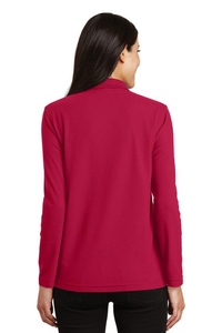 L500LS - Port Authority Ladies Silk Touch Long Sleeve Polo. L500LS