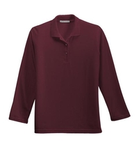 L500LS - Port Authority Ladies Silk Touch Long Sleeve Polo. L500LS
