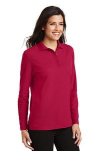L500LS - Port Authority Ladies Silk Touch Long Sleeve Polo. L500LS
