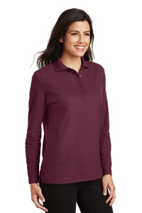 L500LS - Port Authority Ladies Silk Touch Long Sleeve Polo. L500LS
